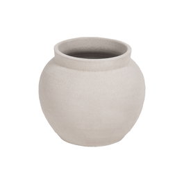 Macetero Blanco Cerámica Decoración 31 X 31 X 28 cm
