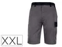 Deltaplus Pantalón de Trabajo Bermuda Gris Talla XXL Cintura Ajustable 5 Bolsillos Norma EN ISO 13688