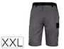 Deltaplus Pantalón de Trabajo Bermuda Gris Talla XXL Cintura Ajustable 5 Bolsillos Norma EN ISO 13688