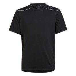 Camiseta de Manga Corta Infantil Adidas Aeroready Negro 40,5