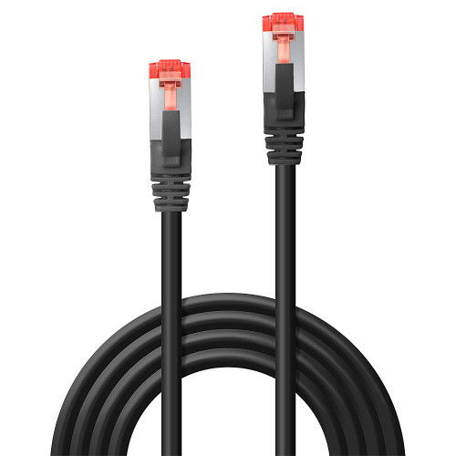 Cable de Red Rígido UTP Categoría 6 LINDY Cat6 S/FTP 7.5m Negro 7,5 m (1 unidad)
