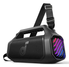 Anker Soundcore Boom 2 Plus Altavoz Bluetooth Portátil 2.1, 140W, IPX7 Resistente al Agua, Batería de 20h, Negro