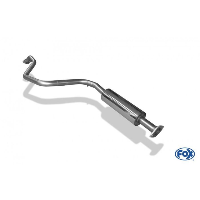 Fox Nissan Primera P11 Silenciador Delantero FXNI061000-VSD - Incluye Accesorios de Montaje, Homologación TÜV