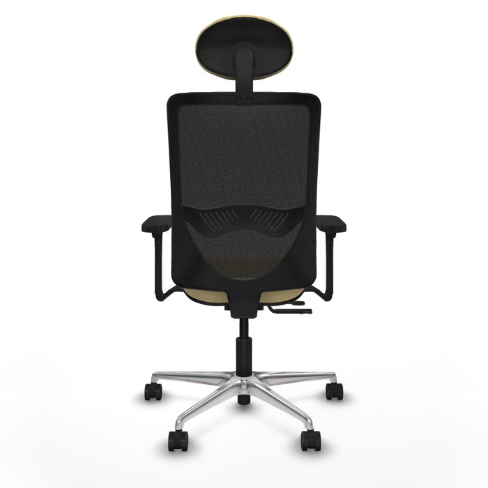 PIQUERAS Y CRESPO Silla de oficina Zulema con mecanismo Sincro/Traslack, Crema y Negro PIQUERAS Y CRESPO Silla de oficina Zulema con mecanismo Sincro/Traslack, Crema y Negro