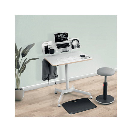 LEITZ Mesa Ergo Elevable Neumática Blanca