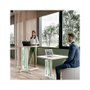 LEITZ Mesa Ergo Elevable Neumática Blanca