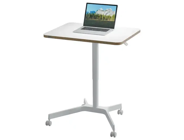 LEITZ Mesa Ergo Elevable Neumática Blanca