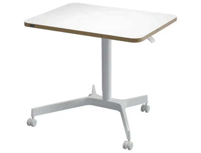 LEITZ Mesa Ergo Elevable Neumática Blanca