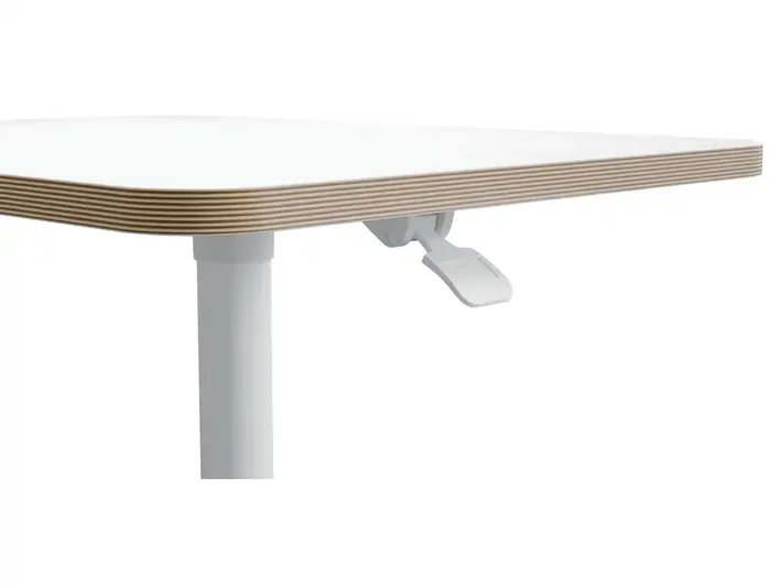 LEITZ Mesa Ergo Elevable Neumática Blanca