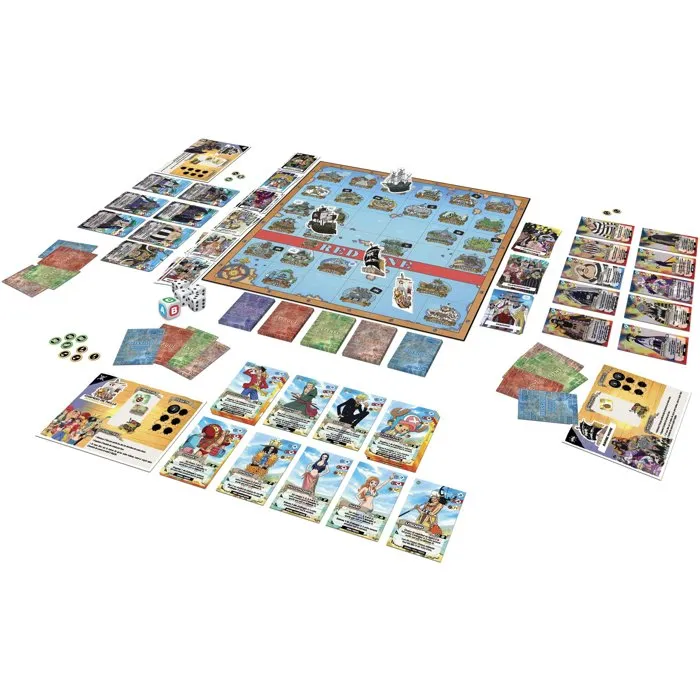 Topi Games Juego de Mesa de Estrategia One Piece - 2 Modos de Juego, 90 Piezas, +8 Años