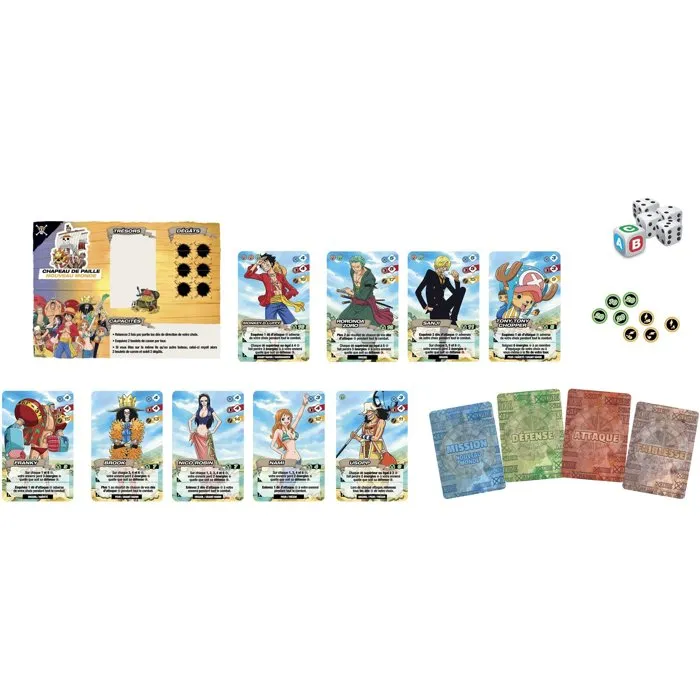Topi Games Juego de Mesa de Estrategia One Piece - 2 Modos de Juego, 90 Piezas, +8 Años
