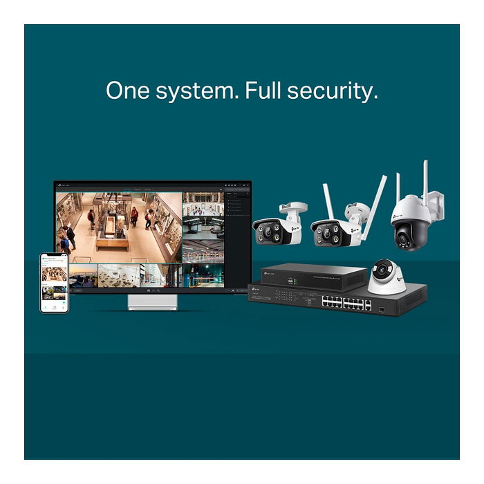 TP-Link VIGI C340(2.8mm) Cámara de Seguridad IP Exterior Color 4MP Bala