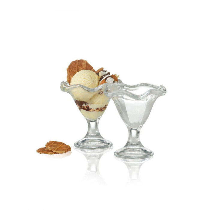 La Mediterranea Copa Helado 265 ml con dimensiones 13.7 cm x 13.3 cm x 13.7 cm (24 Unidades) La Mediterranea Copa Helado 265 ml con dimensiones 13.7 cm x 13.3 cm x 13.7 cm (24 Unidades)