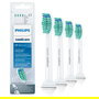 Philips HX6014/07 Cabezales de cepillo de dientes Sonicare ProResults, Estándar, 4 piezas, Blanco, Dureza Media, BPA-Free