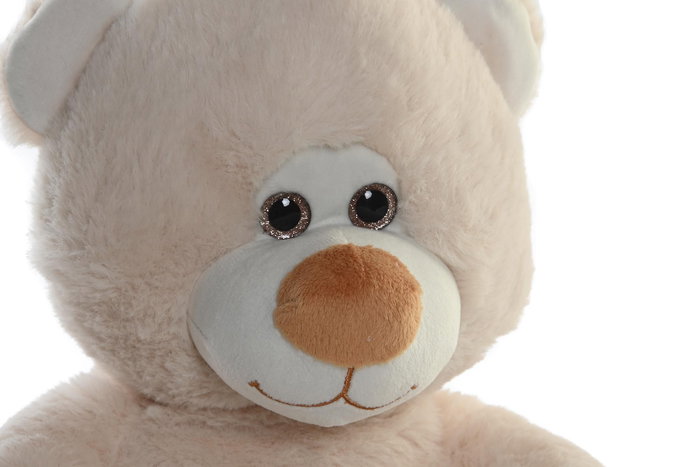 DKD Home Decor Peluche Oso Beige Poliester 23 x 30 x 25 cm (4 Unidades)
