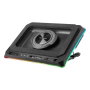 Mars Gaming MNBC-ULTRA Base Refrigeración Portátil hasta 18", Ventilador 140mm 2400RPM RGB, Hub 4x USB-A, Soporte Smartphone Ajustable 5 Posiciones CoolCore Airflow