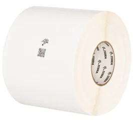 Zebra PolyPro 3000T Rollo de Etiquetas Autoadhesivas, Blanco, PP, Transferencia Térmica, 5.1x2.5 cm, 5810 etiquetas (2 rollos)