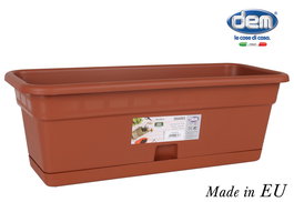 Dem Jardinera con Plato "Squares" 50 x 20 cm (8 Unidades)