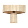 DKD Home Decor Lámpara de pie de ratán beige