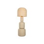 DKD Home Decor Lámpara de pie de ratán beige