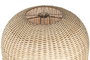 DKD Home Decor Lámpara de pie de ratán beige