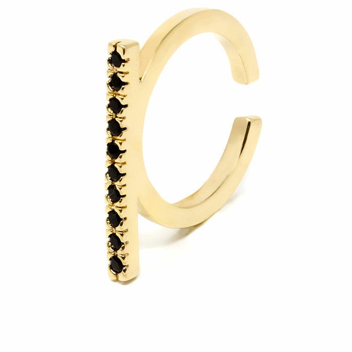 Shabama Manhattan Black Anillo Oro Brillo Shabama Manhattan Black Anillo Oro Brillo
