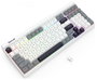 Redragon Garen Pro K656WGB-RGB-PRO Teclado Mecánico Inalámbrico RGB Blanco-Gris, Layout Polaco