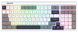 Redragon Garen Pro K656WGB-RGB-PRO Teclado Mecánico Inalámbrico RGB Blanco-Gris, Layout Polaco