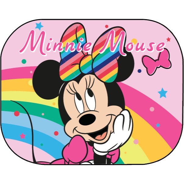Disney Minnie Cortinas Laterales 44x35 cm 2Pz CZ10242 Protección UV Coche