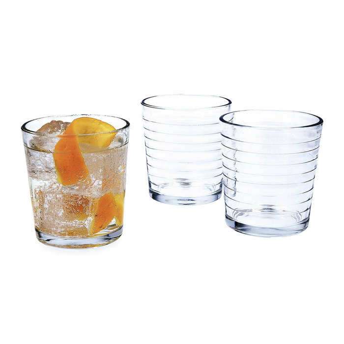 Quid Set de 3 Vasos Bajos Diana de Vidrio 26 cL Quid Set de 3 Vasos Bajos Diana de Vidrio 26 cL