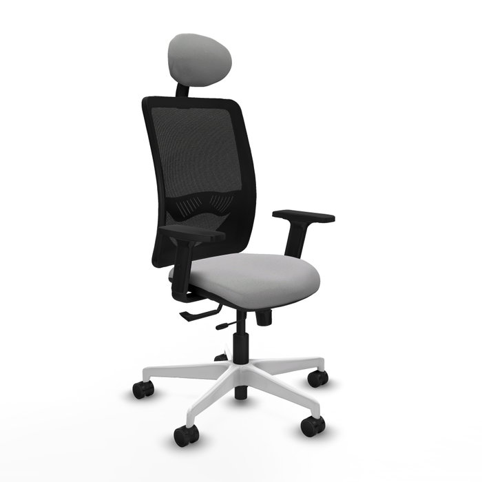 PIQUERAS Y CRESPO Silla de oficina Zulema con mecanismo Sincro/Traslack, Gris claro y Negro PIQUERAS Y CRESPO Silla de oficina Zulema con mecanismo Sincro/Traslack, Gris claro y Negro