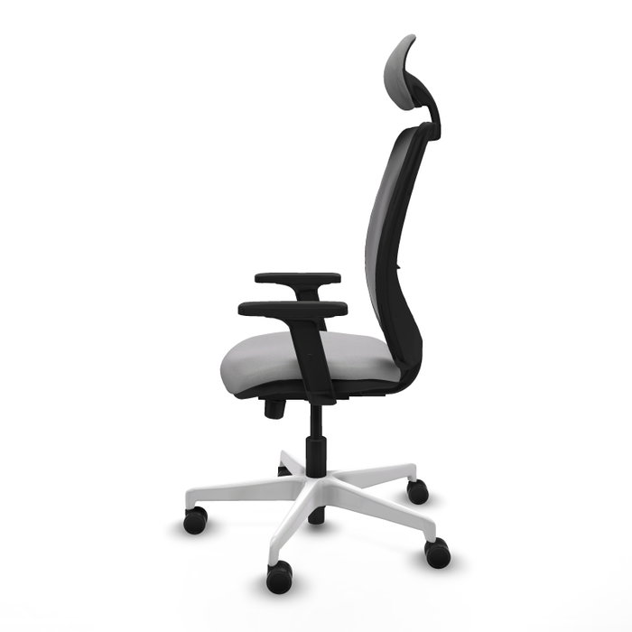 PIQUERAS Y CRESPO Silla de oficina Zulema con mecanismo Sincro/Traslack, Gris claro y Negro PIQUERAS Y CRESPO Silla de oficina Zulema con mecanismo Sincro/Traslack, Gris claro y Negro