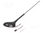 4CARMEDIA Antena de Techo de 0,4m para AM/FM con Amplificador