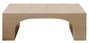 DKD Home Decor Mesa de Centro de Madera con Acabado Travertino Beige