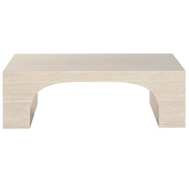 DKD Home Decor Mesa Centro Beige 76.5 x 39.5 x 121.5 cm Madera