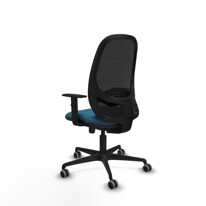 PIQUERAS Y CRESPO Silla de oficina Cilanco con mecanismo Sincro, Verde petróleo y Negro PIQUERAS Y CRESPO Silla de oficina Cilanco con mecanismo Sincro, Verde petróleo y Negro