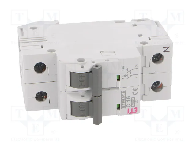 ETI POLAM Interruptor magnetotérmico ETIMAT 6 16A 1+N ETI POLAM Interruptor magnetotérmico ETIMAT 6 16A 1+N