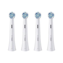 Oral-B iO Ultimate Cleaning Cabezales de Repuesto, Pack de 4, Blanco