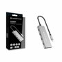 Conceptronic HUBBIES16G Hub USB-C de 4 puertos, 10 Gbps, Gris
