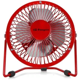 Orbegozo Mini Ventilador USB PW 1027 Rojo