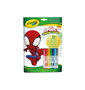 Crayola Libro de Actividades para Colorear Spidey y sus Amigos - Marvel, 32 Páginas + 7 Rotuladores Lavables (04-2809)