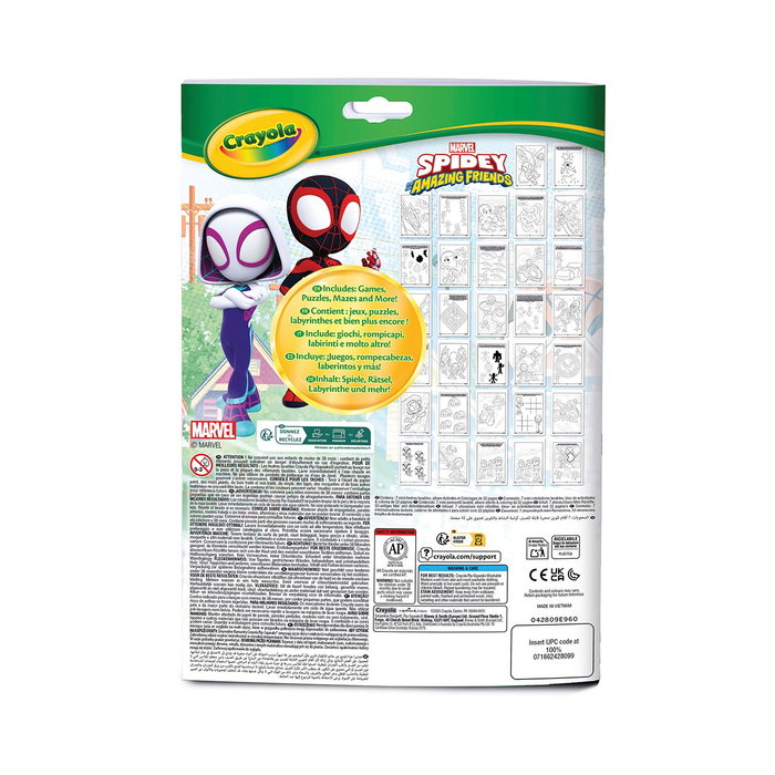 Crayola Libro de Actividades y Colorear Spidey