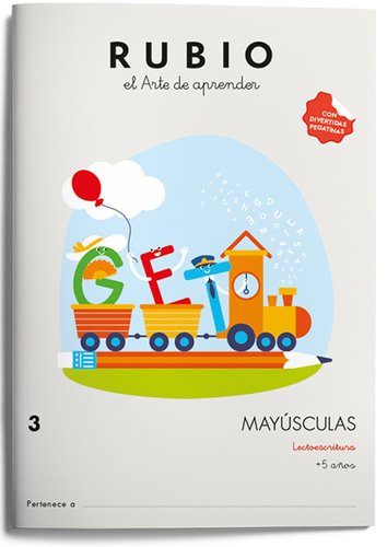 Rubio Cuaderno de Mayúsculas 3 A4 Rubio Cuaderno de Mayúsculas 3 A4