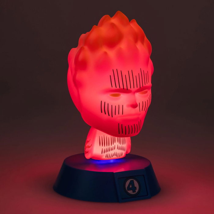 Fantastic Four Lámpara Icons Human Torch 11 cm