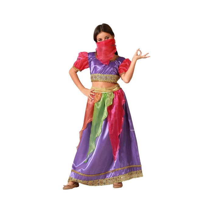 Disfraz Bailarina Árabe Multicolor para Niña - Talla 5-6 Años Disfraz Bailarina Árabe Multicolor para Niña - Talla 5-6 Años