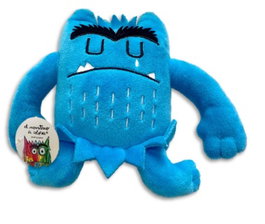 LUPITA BOOKS, Pequeño peluche monstruo de colores Azul 15cm