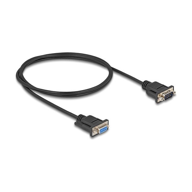 DeLOCK Cable de serie RS-232 D-Sub9 macho a hembra 1 m DeLOCK Cable de serie RS-232 D-Sub9 macho a hembra 1 m
