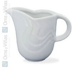 Melodie BL Jarro de Cerámica o Porcelana 0.10 Litros (0.1 L) para Vajilla y Complementos