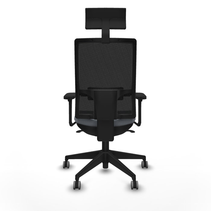PIQUERAS Y CRESPO Silla de oficina Horna Gris y Negro con Mecanismo Sincro PIQUERAS Y CRESPO Silla de oficina Horna Gris y Negro con Mecanismo Sincro