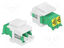 DeLOCK Módulo Keystone LC Duplex hembra a LC Duplex hembra con protección láser
